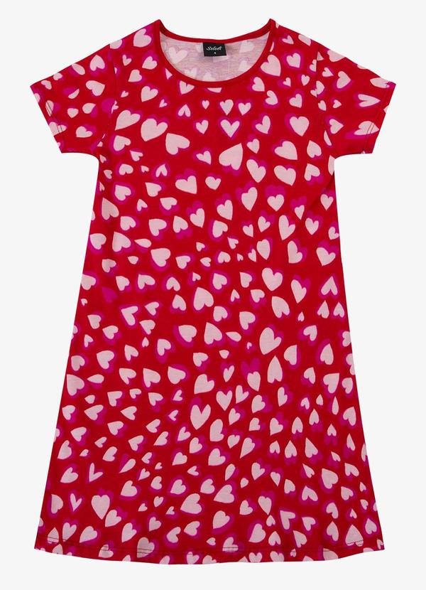 Select - Vestido Feminino Infantil Vermelho 3