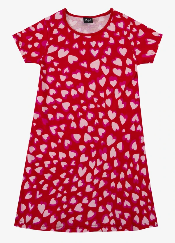 Select - Vestido Feminino Infantil Vermelho 3