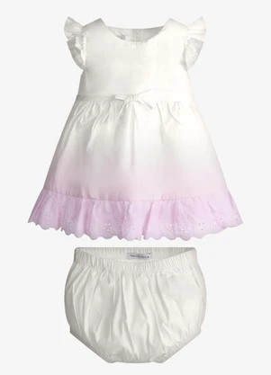 Trick Nick - Vestido Feminino Popeline com Calcinha Bege - TRICK NICK
