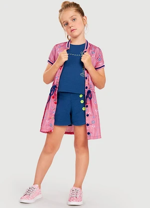 Lilica Ripilica - Vestido Menina Rosa - LILICA RIPILICA