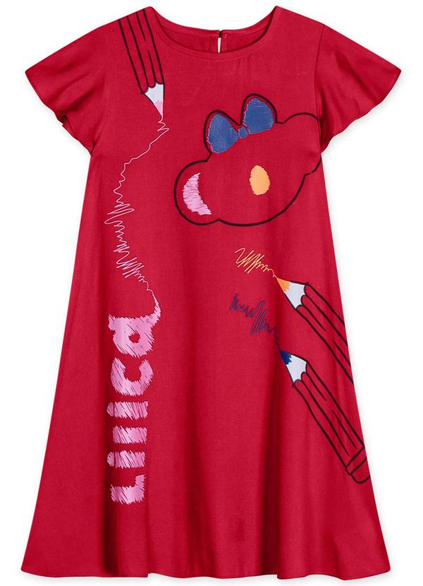 Lilica Ripilica - Vestido Feminino Vermelho