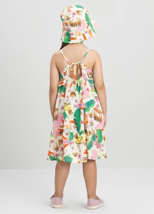 Vestido Férias com Alças Três e Já Branco - TRÊS E JÁ