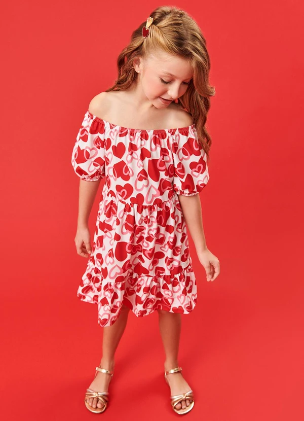 Abrange - Vestido Festas Vermelho