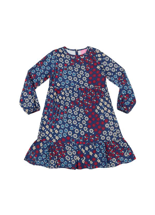 Momi - Vestido Floral Azul