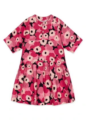 Lilica Ripilica - Vestido Floral Menina Rosa - LILICA RIPILICA