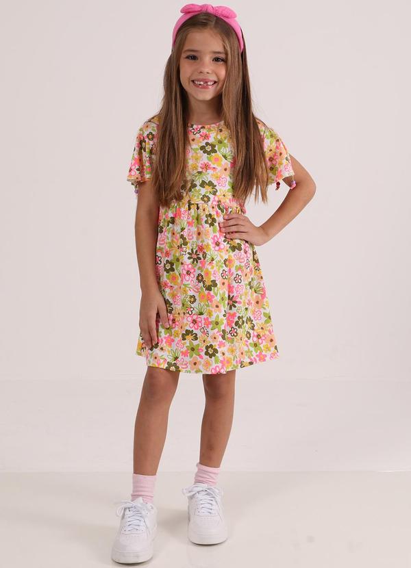 Tink Bink - Vestido Floral Verde