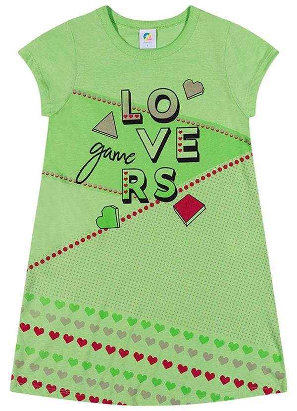 Alenice - Vestido Game Lovers Menina Verde 2