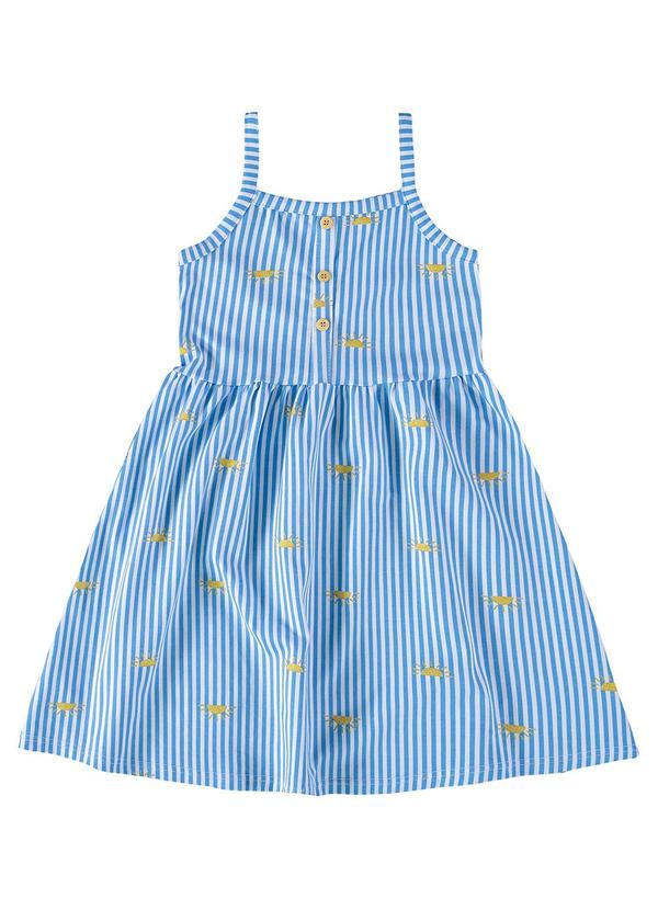 Malwee Kids - Vestido Glitter Feminino Azul