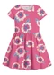 Malwee Kids - Vestido Rodado Floral Rosa Escuro - variação: Rosa