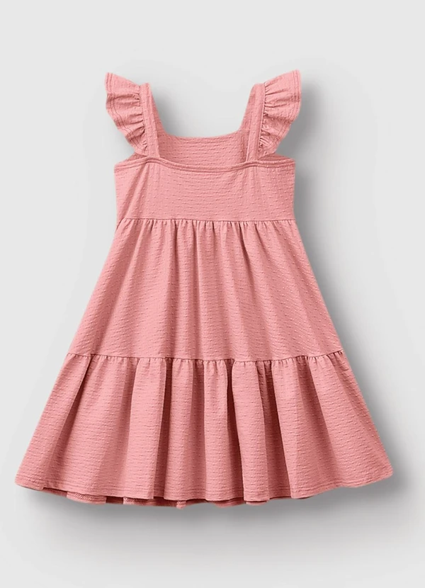 Carinhoso - Vestido Godê com Pérolas Rosê 2