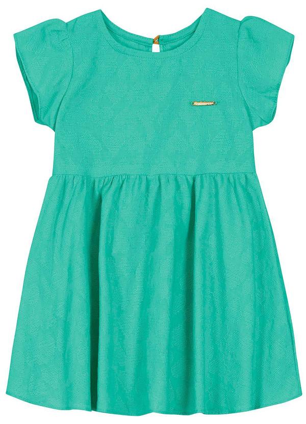 Carinhoso - Vestido Godê em Laíse Verde