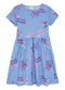 Malwee Kids - Vestido Godê Laços com Manga Azul - variação: Azul