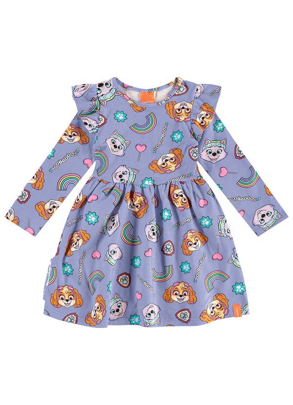 Malwee Kids - Vestido Godê Patrulha Canina®Roxo 1