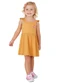 Malwee Kids - Vestido Godê Texturizado Verde Menta - variação: Amarelo Escuro