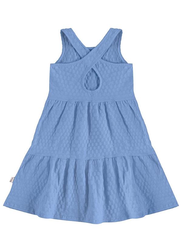 Malwee Kids - Vestido Godê Transpassado Azul 2