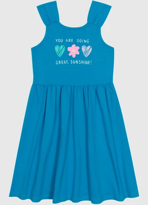 Malwee Kids - Vestido Great Sunshine Azul Claro - MALWEE KIDS