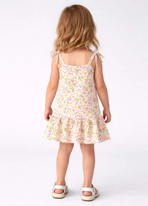 Select - Vestido Infantil Alça com Laço nas Pontas Rosa - SELECT