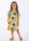 Up Baby - Vestido Infantil Frutas Algodão Bege - variação: Bege