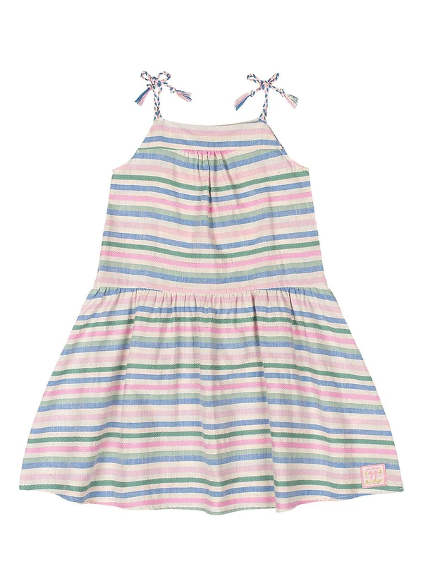Quimby - Vestido Infantil Algodão Quimby Rosa 2