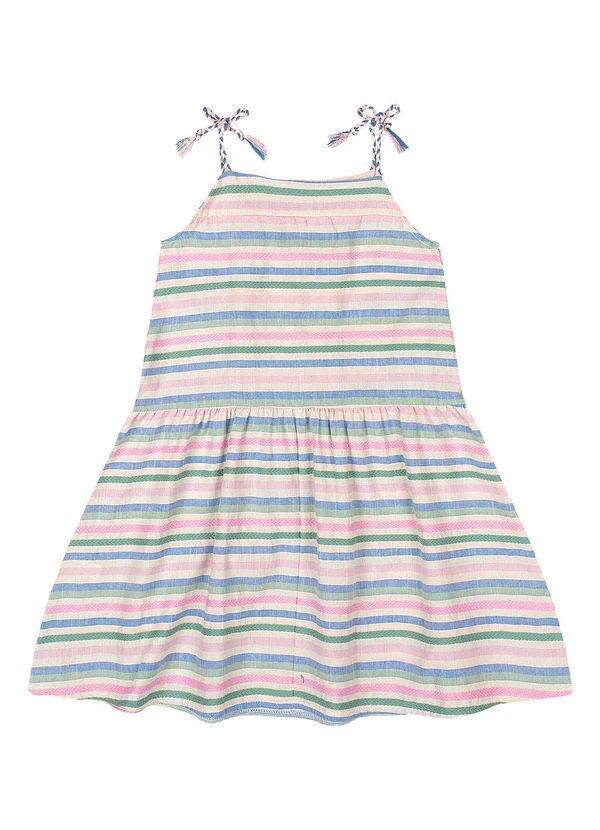 Quimby - Vestido Infantil Algodão Quimby Rosa 3