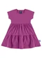 Bee Loop - Vestido Infantil Algodão Roxo - variação: Roxo