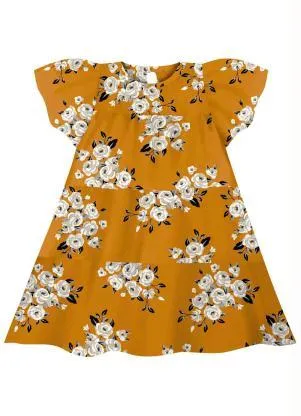 Milon - Vestido Infantil Amarelo - MILON