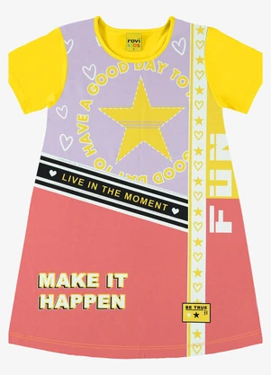 Rovi Kids - Vestido Infantil Amarelo - ROVI KIDS