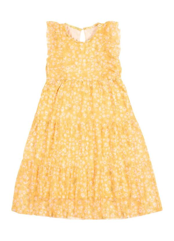 Soft Bonni - Vestido Infantil Amarelo