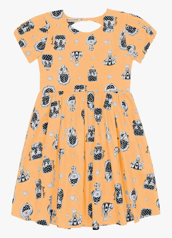 Trick Nick - Vestido Infantil Amarelo
