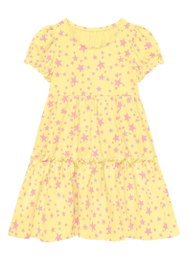 Duduka - Vestido Infantil Amarelo 2