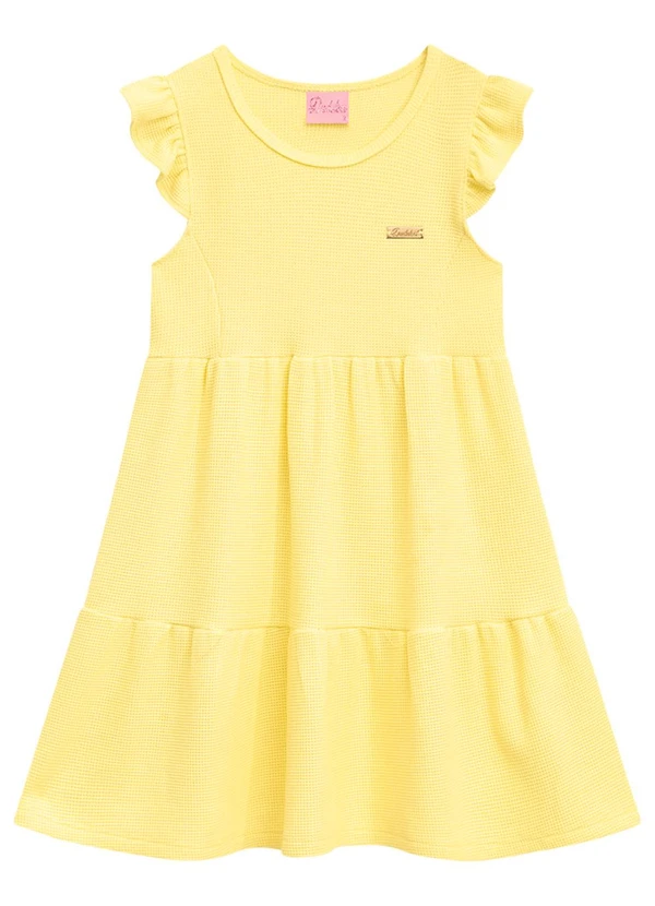 Duduka - Vestido Infantil  Amarelo 2