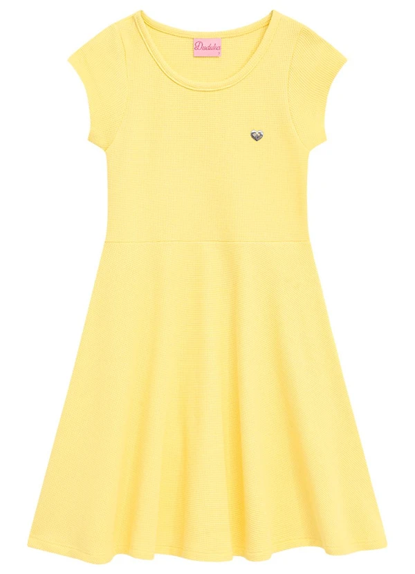 Duduka - Vestido Infantil Amarelo 2