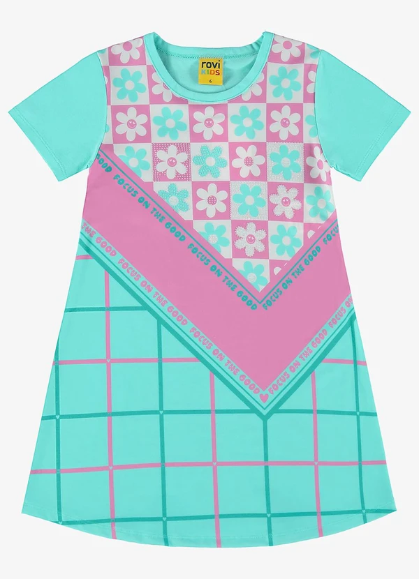 Rovi Kids - Vestido Infantil Azul 5