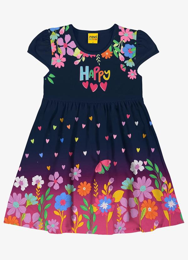 Rovi Kids - Vestido Infantil Azul