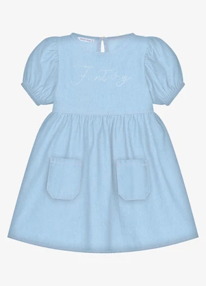 Trick Nick - Vestido Infantil Azul - TRICK NICK