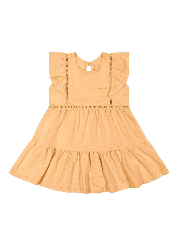 Colorittá - Vestido Infantil  Babados Colorittá Laranja 2