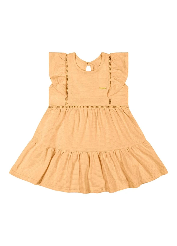Colorittá - Vestido Infantil  Babados Colorittá Laranja 2
