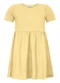 Alakazoo - Vestido Infantil Básico de Mangas Curtas Rosa - variação: Amarelo