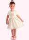 Duduka - Vestido Infantil  Rosa - variação: Bege
