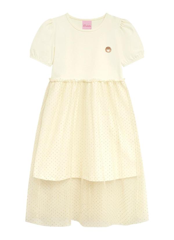 Duduka - Vestido Infantil Bege