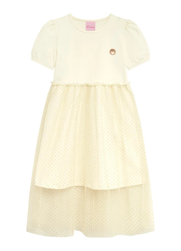 Duduka - Vestido Infantil Bege