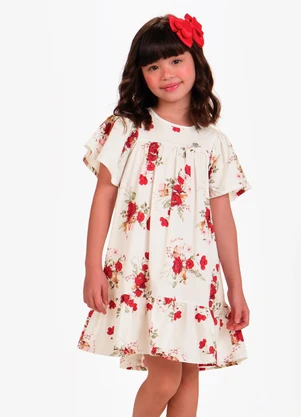 Trick Nick - Vestido Infantil Bege - TRICK NICK