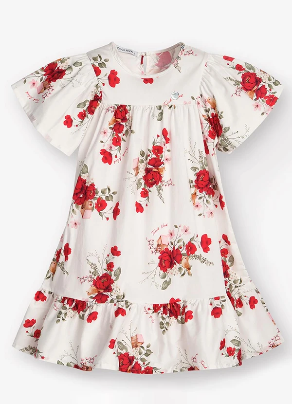 Trick Nick - Vestido Infantil Bege 5