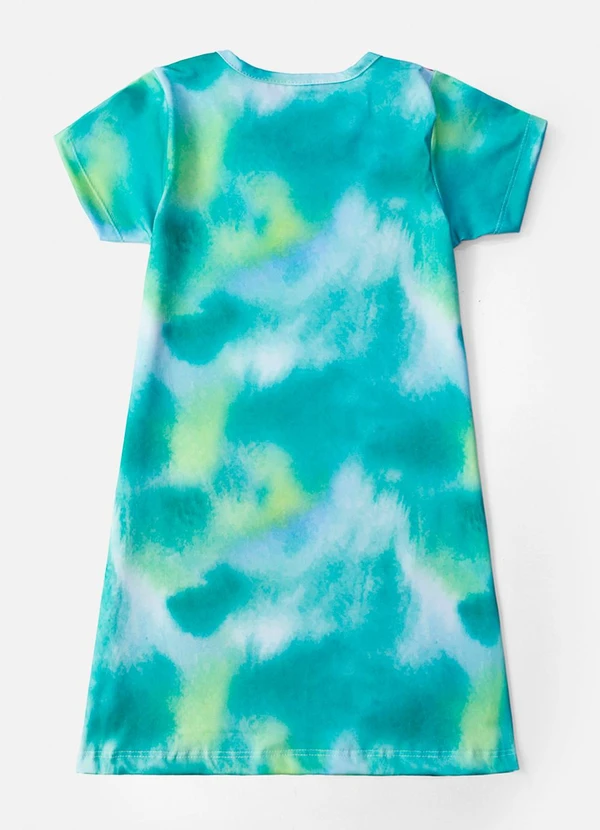 Laluna - Vestido Infantil Bolsa e Unicórnio Verde 2