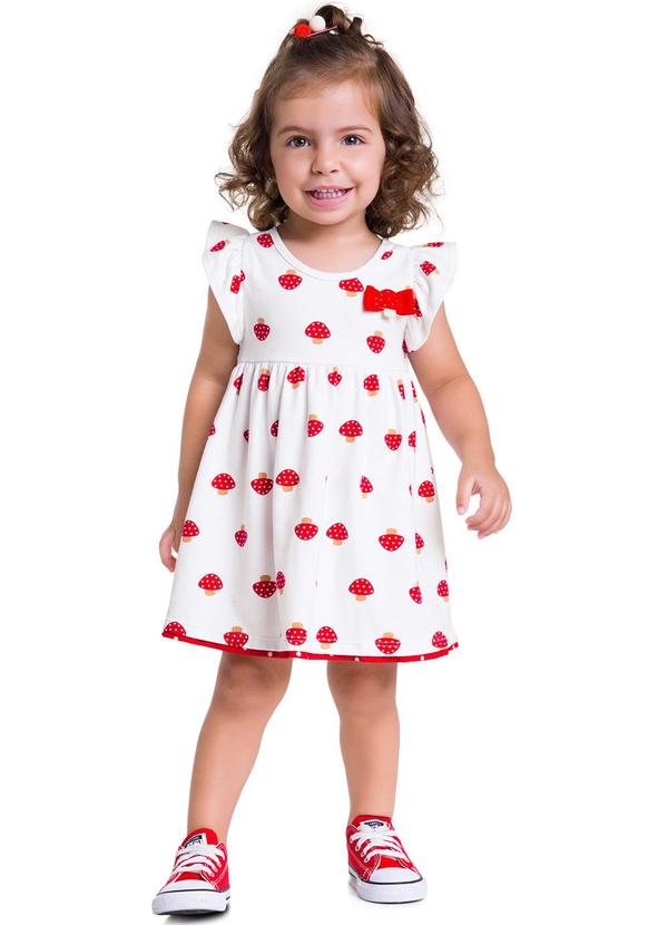 Kyly - Vestido Infantil Branco