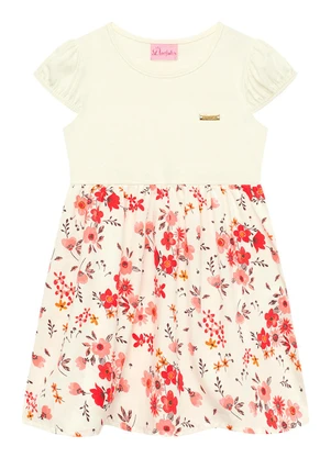 Duduka - Vestido Infantil Branco - DUDUKA