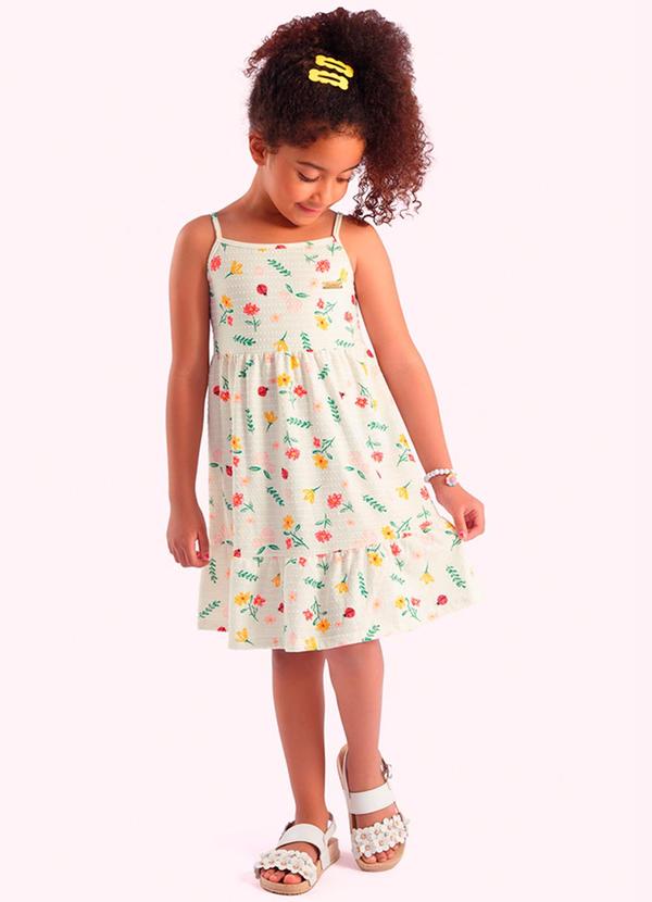 Duduka - Vestido Infantil  Branco