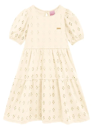 Duduka - Vestido Infantil Branco - DUDUKA