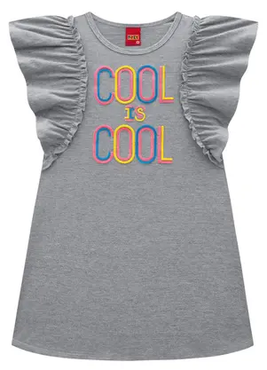 Kyly - Vestido Infantil Cinza - KYLY
