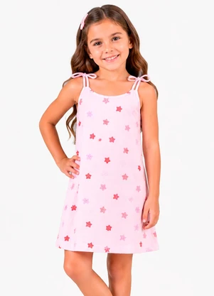 Select - Vestido Infantil com Alça Rosa - SELECT